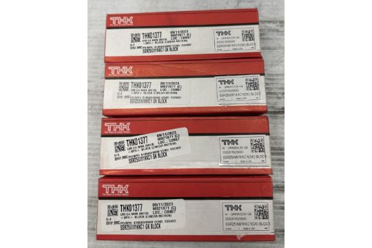 Lot of (4) THK #SSR25XW1KKC1(GK) Linear Ball…