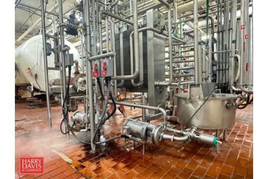 APV 6,500 LB/HR Cream HTST Pasteurization System with…