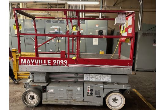 Mayville 2033 Electric Scissor Lift, 20'