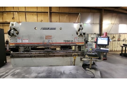 2007 Accurpress 725012 Press Brake with 2022 ETS 3000…