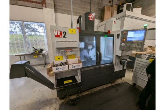 2017 HAAS VF-2 CNC VERTICAL MACHINING CENTER, S/N 1136045,…