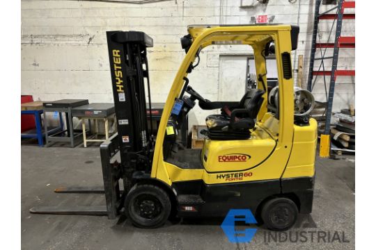 6,000 LB. CAPACITY HYSTER MODEL S60FT LP…