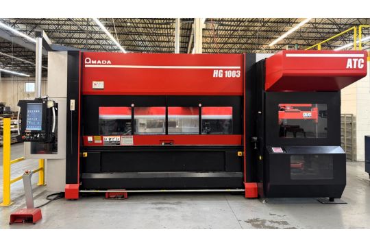 2017 AMADA HG-1003 ATC CNC Press Brake w/Auto Tool…