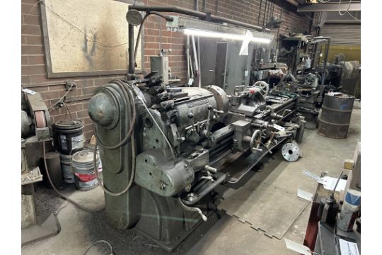 Reed Prentice Engine Lathe, 11' Bed W/ Gears…