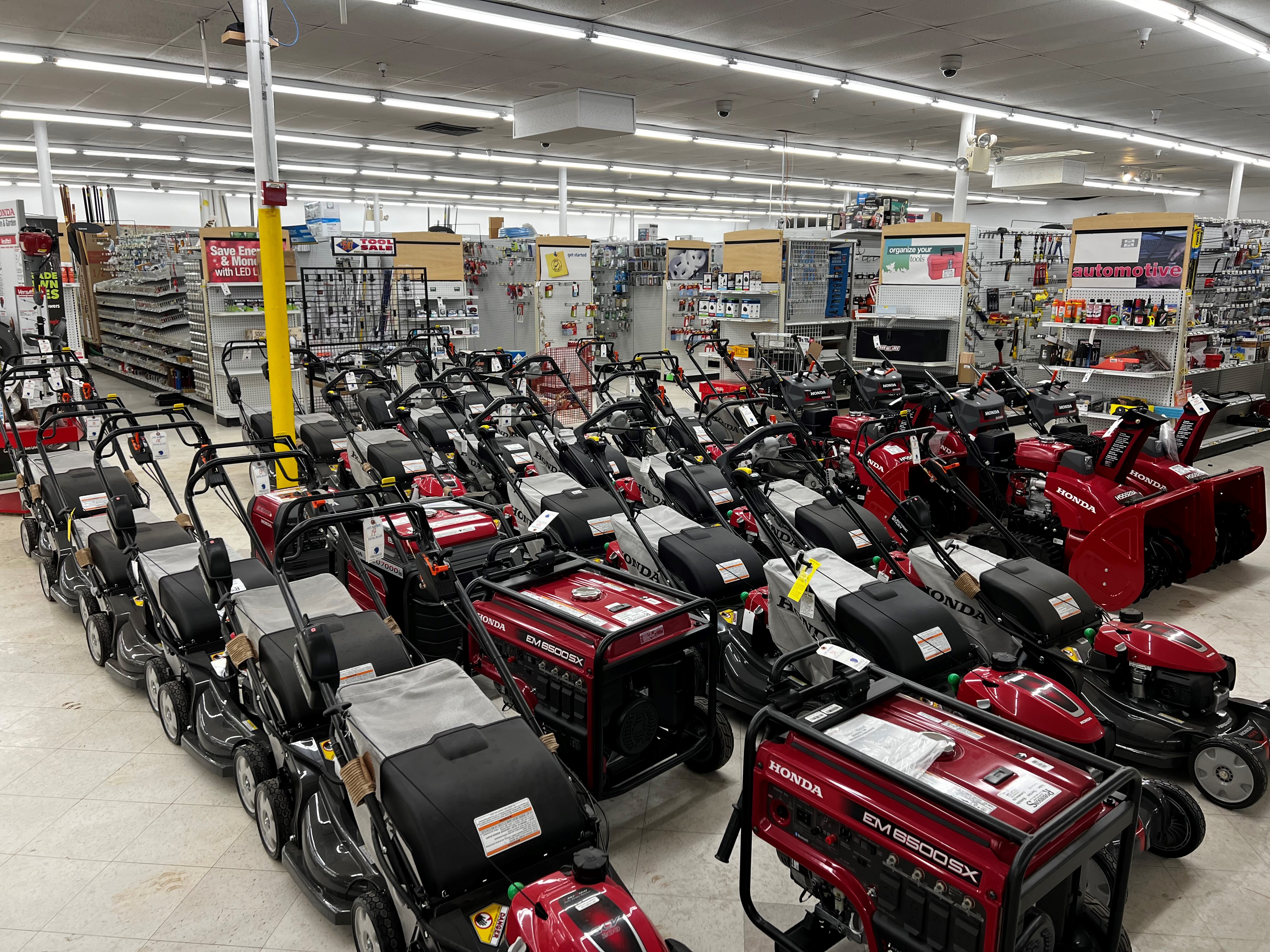 FULL RETAIL HARDWARE STORE - ALL NEW INVENTORY - HYSTER FORKLIFT - FORD F350 PICKUP - (2) POST HOLE DIGGERS - HILTI JACKHAMMER - LANDSCAPING