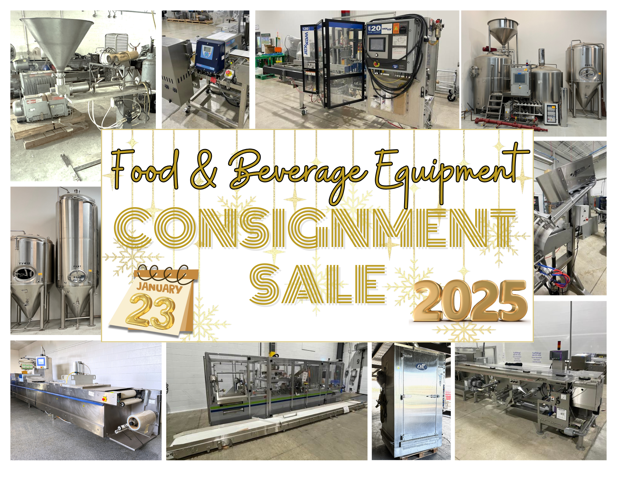 Food & Beverage Equipment Consignment Sale