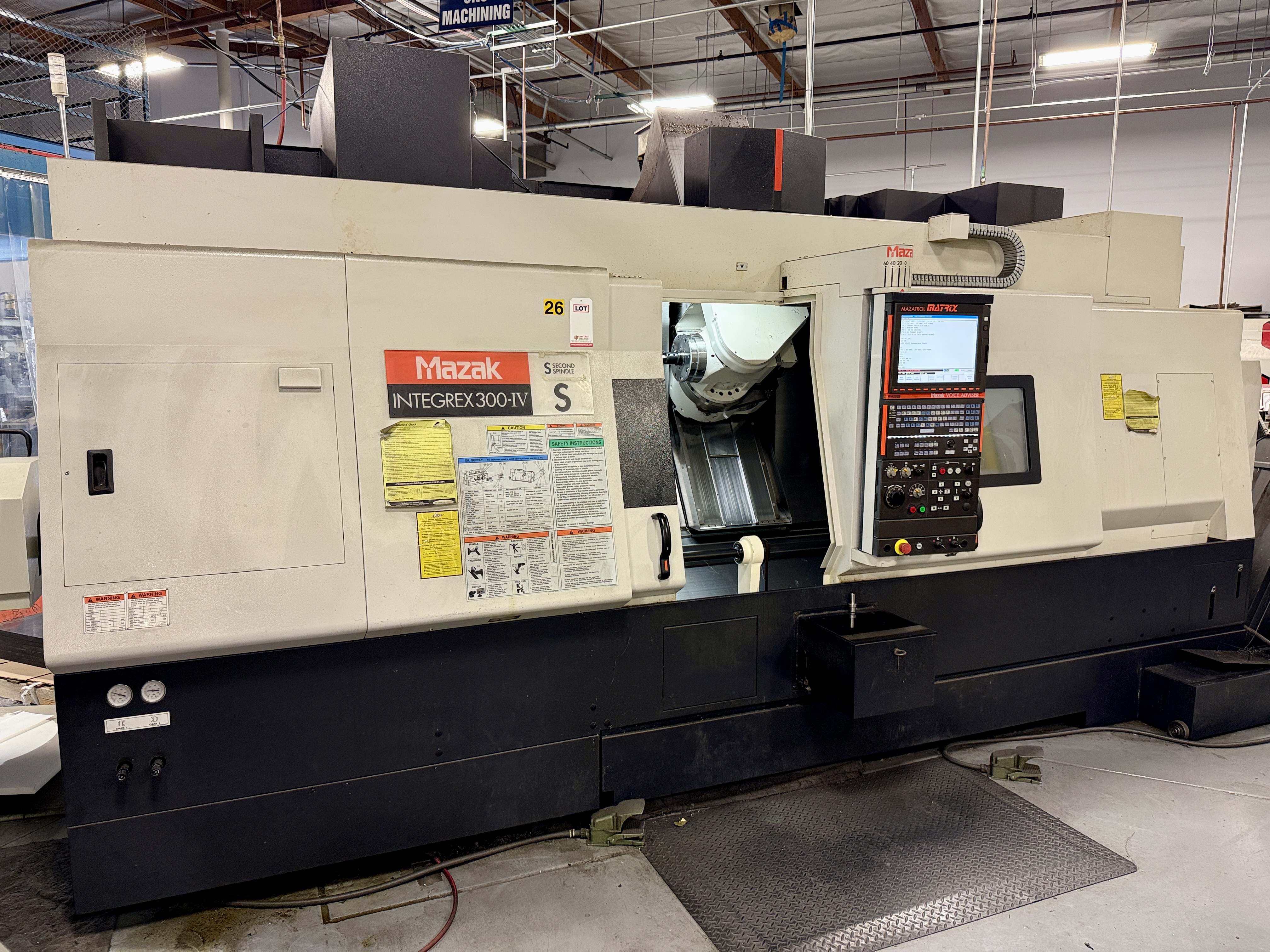 2010 MAZAK INTEGREX 300-IV S CNC MULTI AXIS…