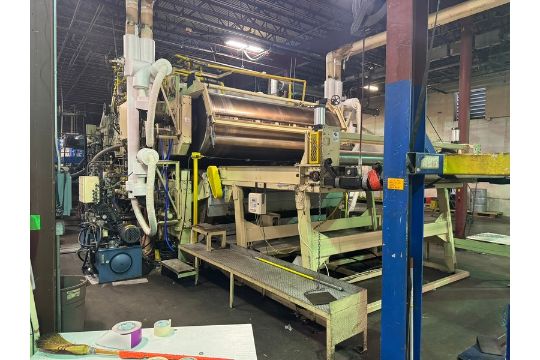 2014 & 2015 Rebuilt -- Pyradia Belfab Steel Belted Lamination Line Auction -- Cranberry, PA