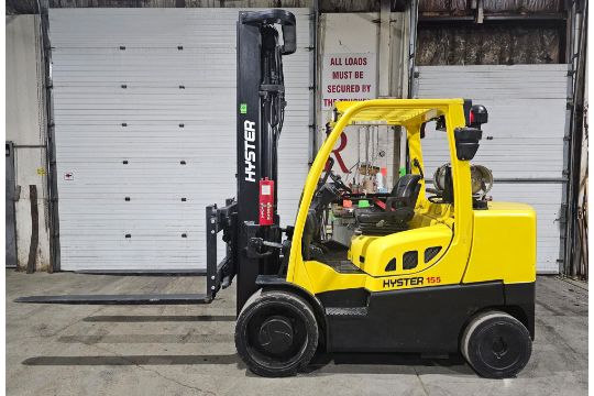 2008 Hyster 15,500lbs Capacity LPG (Propane) Forklift…