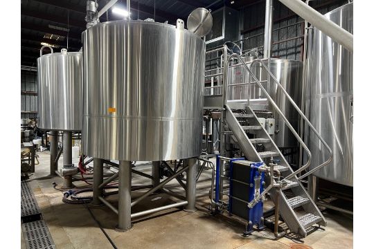 Steady Hand Brewery - 30 BBL Brewhouse, HLT,…