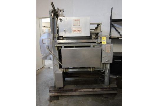 FROZEN MEAT SLICER, GMC MDL. HYDRAUSLICE,…