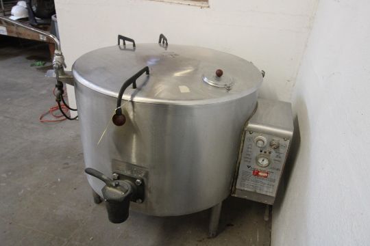 STEAM KETTLE, VULCAN-HART MDL. ES60, 60 gal.…