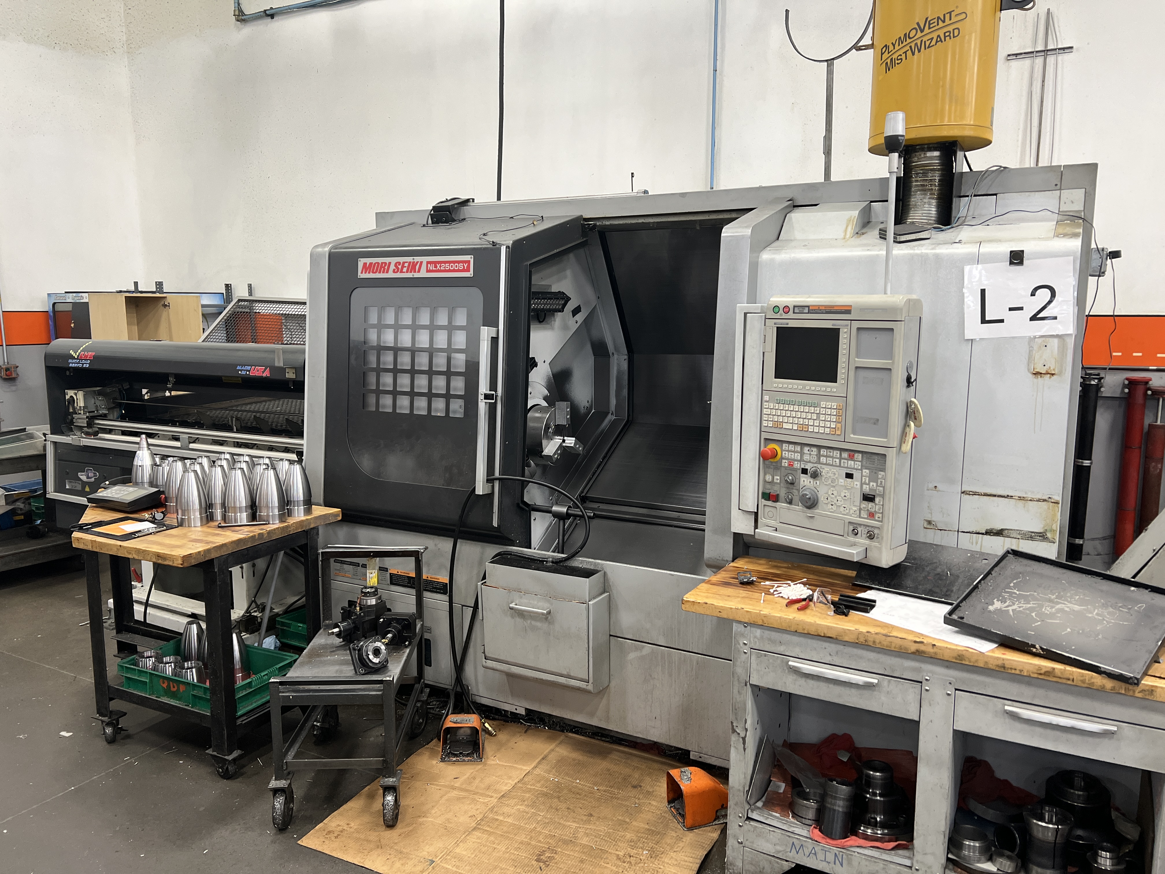 Mori Seiki CNC Job Shop by Order of Owner