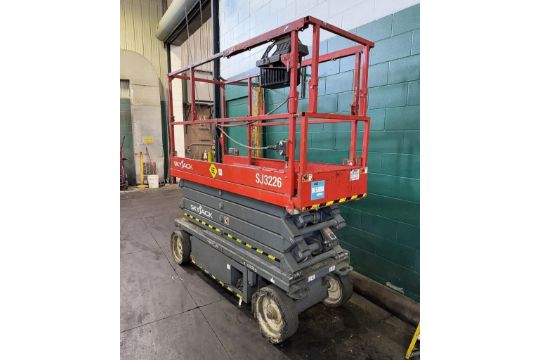 SkyJack Scissor Lift, Model SJ3226, Serial# A101001827,…