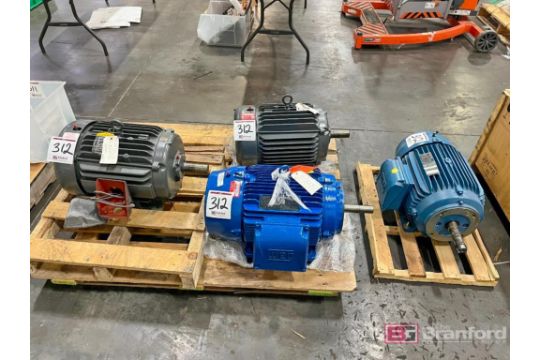 (4) Assorted Electric Motors