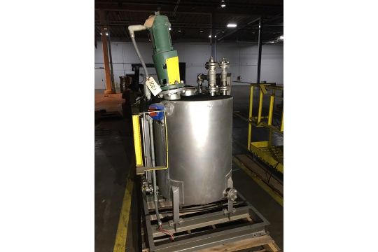 ITEM 1001: 100 GALLON STAINLESS MIX TANK…