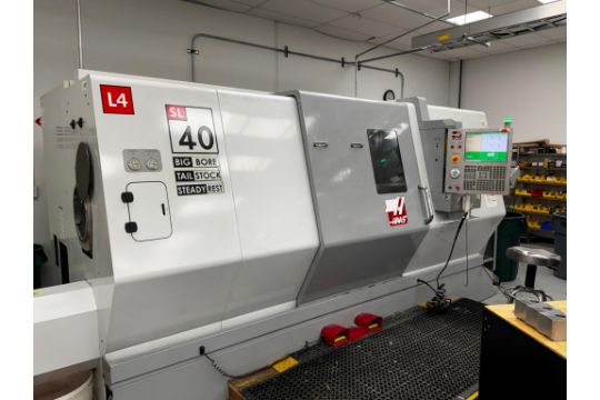 CNC LATHE, HAAS SL-40, Mfg. 2009, 24' chuck,…