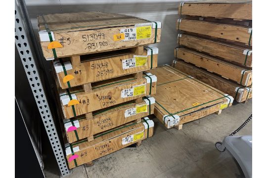 (1 of 23 Lots) (1503) Sheets of Black Aluminum…