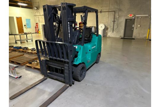 FORKLIFT, CATERPILLAR MITSUBISHI 6,000 LB.…