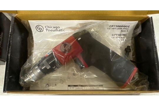 Lot of 4- Chicago Pneumatic Mini Reversible…