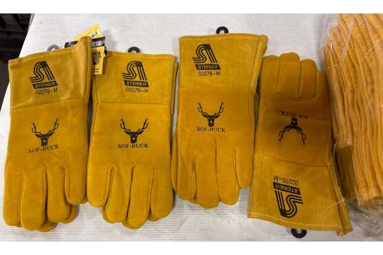 Lot of 28- Steiner Mig Welding Gloves, Size…