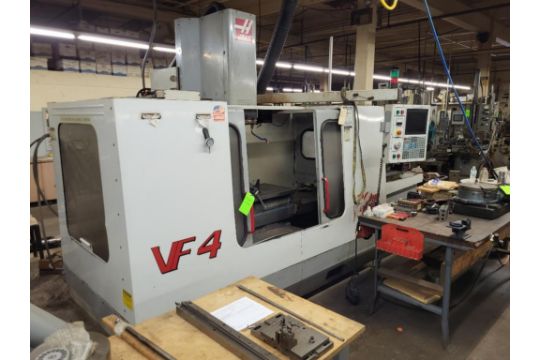 2000 HAAS Model VF4 3-Axis CNC Vertical Machining Center