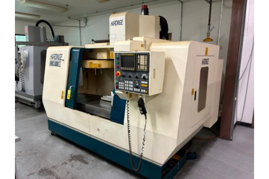 VERTICAL MACHINING CENTER, HARDINGE MDL.…