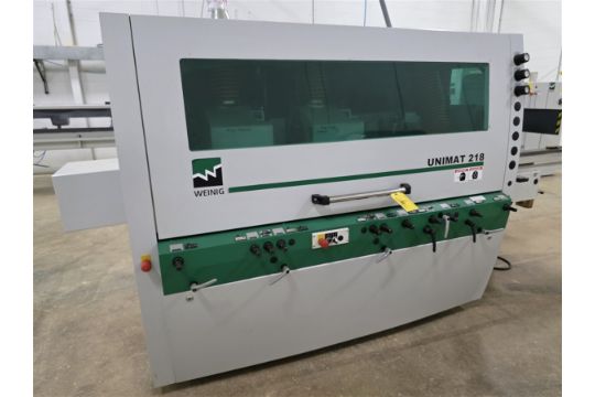 2018 Weinig Automatic Planer and Molder Model Unimat…