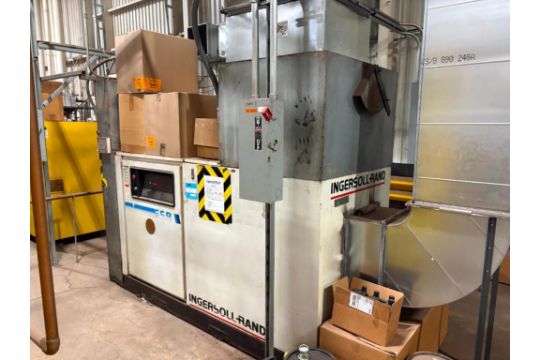 Ingersoll-Rand 50-HP Air Compressor Model…