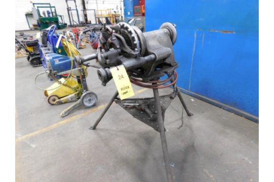 LOT: Ridgid 300 Pipe Threader on Stand