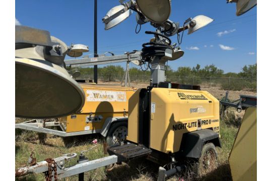 Allmand Night-Lite Pro 2 7.5KW LightPlant with Kubota…