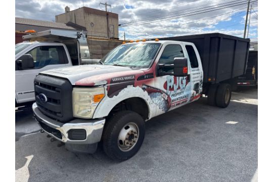 2015 FORD F350XL DUMP TRUCK VN:1FD8X3H63FEB00352…