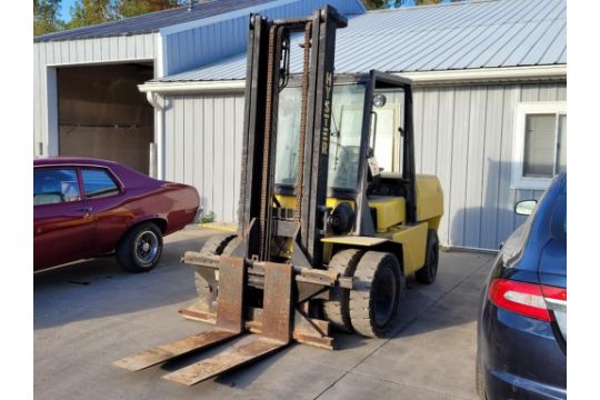 1999 HYSTER FORKLIFT H100XL DIESEL FUEL 10000LB CA