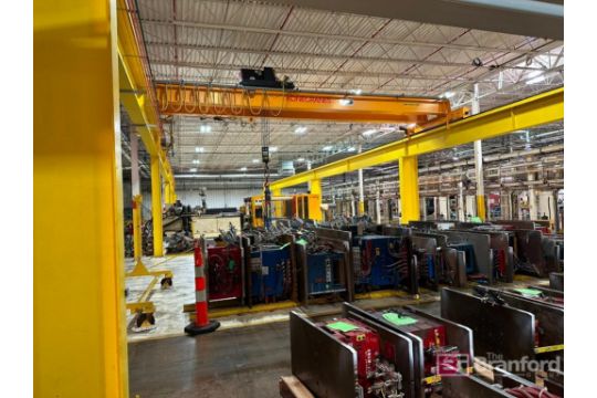 Freestanding Craneway with Kone 25-Ton Double…