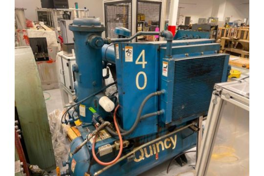 15 HP Quincy #QST40ANA32SQ Rotary Air Compressor