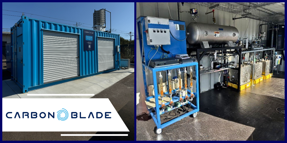 Carbon-Blade: Pilot Carbon Capture System with Pending Patents