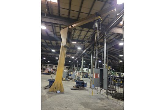 3 TON GORBEL 360 DEGREE FREE STANDING JIB…