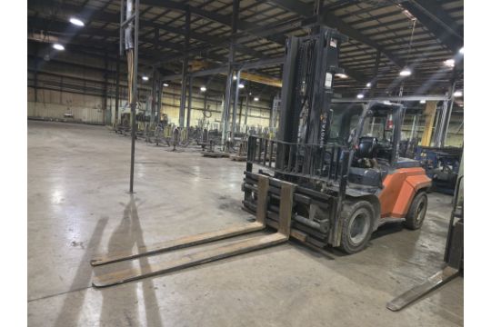 17,500 LB. TOYOTA MODEL 8FG80U DUAL TIRE…