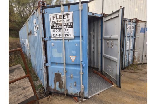 40' CONEX SHIPPING CONTAINER - DOES NOT INCLUDE…