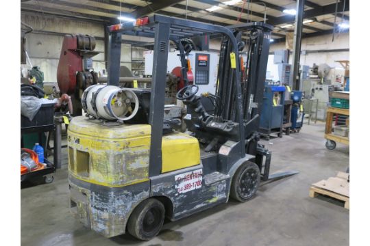 TCM FHM500-49M 3 Stage LP Forklift 4250Lb Cap