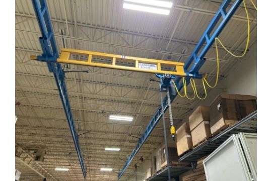 Gorbel 2 Ton Ceiling Mounted Crane. Approximate…