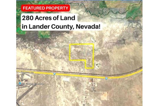 Expansive 280 Acres in Lander County, Nevada!…