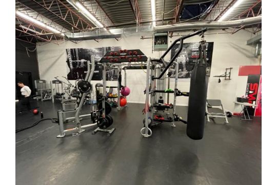 HOIST MOTION CAGE INCLUDES: FUNCTIONAL TRAINER, PULLEY…