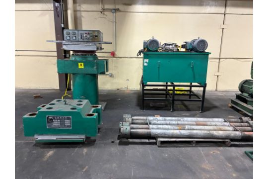 PLATE VULCANIZING PRESS, MFG. 2013, table…