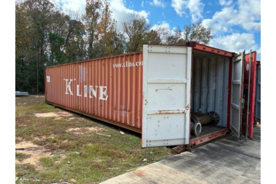 CONEX SHIPPING CONTAINER, 40' (Note: Contents…