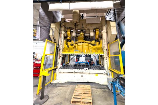 BLISS NO 8-124 TRYOUT PRESS, 300-TON CAP., LIGHT CURTAINS,…