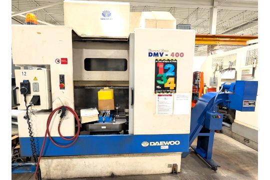 2000 DAEWOO DMV-400 CNC VERTICAL MACHINING…