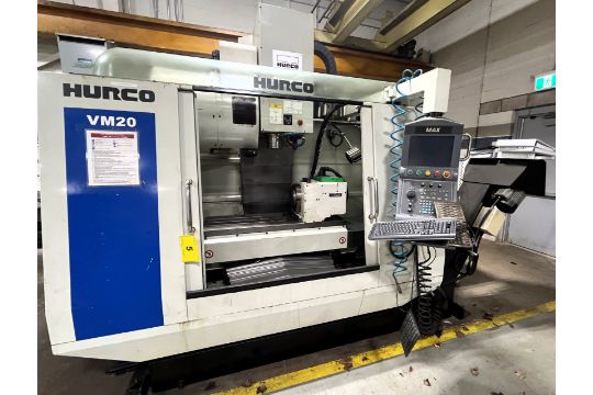 2008 HURCO VM20 CNC VERTICAL MACHINING CENTER…