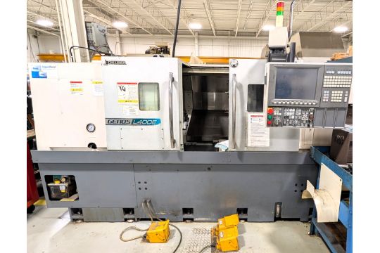 2012 OKUMA GENOS L400E CNC TURNING CENTER,…
