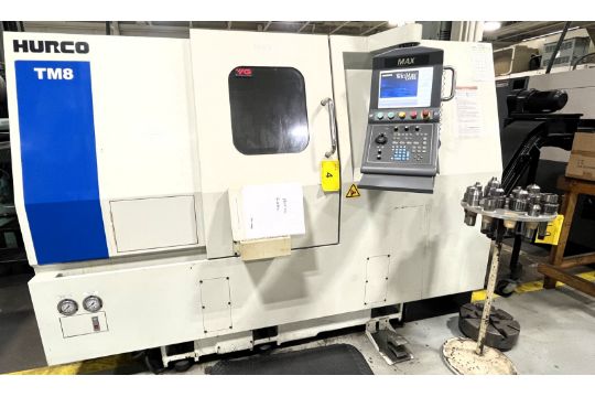 HURCO TM8 CNC TURNING CENTER, MAX CNC CONTROL,…